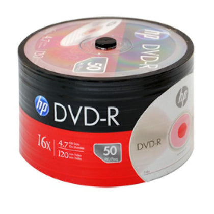 HP DVD-R 50LI 4 ГБ/120 мин, сжатие 16 раз