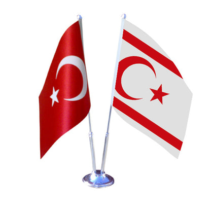 Türkiye Bayrak 15X22 5 cm Masa Bayrak