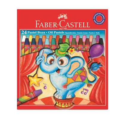 Мелки Faber-Castell — картонная коробка, 24 цвета