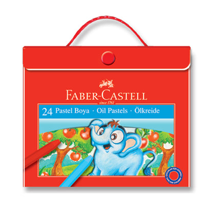 Faber-Castell Çantalı Pastel  Boya - 24 Renk