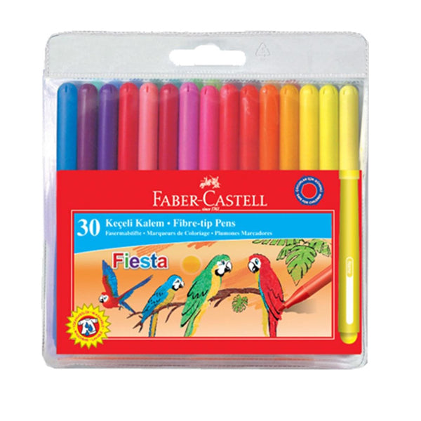 Faber-Castell Keçeli Kalem 30 Renk Fiesta