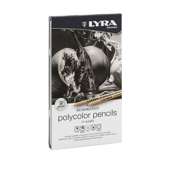 Lyra Polycolor 12 Gri Tonları