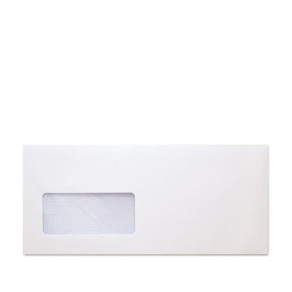 Конверт Дипломат из крафт-бумаги с белым окошком - коробка из 500 штук