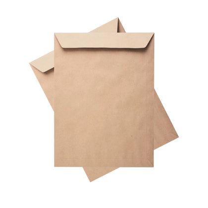 Конверт-мешок из крафт-бумаги - размер А4 (24x32 см) - коробка из 250 штук