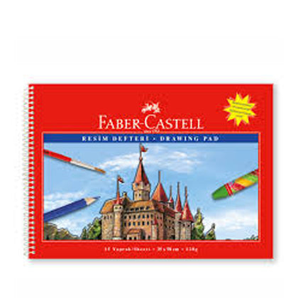 Faber Castell Spiralli Resim Defteri 35cmx50cm 15 yaprak
