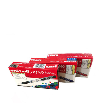 Ручка для подписи Uniball Signo BROAD 1,0 мм красного цвета — упаковка из 12 шт.