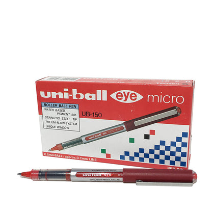 Unibal UB-150 Micro 0.5 Roller Kalem Kırmızı - 12 Adetlik Paket