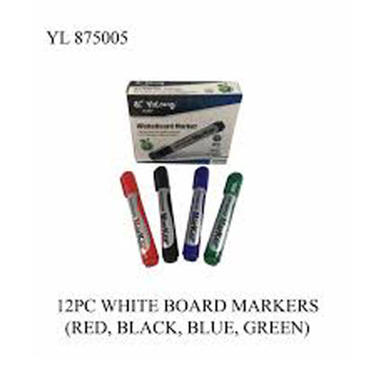 Зеленый маркер для доски Yalong — упаковка из 12 шт.