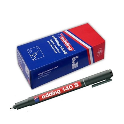 Ацетатная ручка Edding 140 S, 0,3 мм, синяя, 10 шт.
