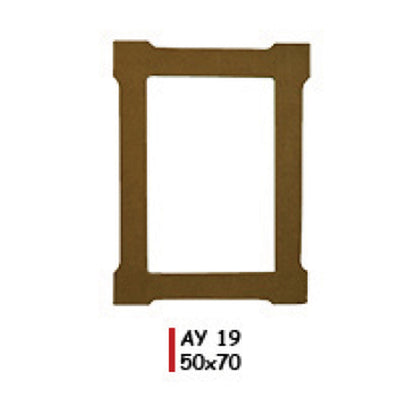 Деревянное зеркало 50х70см - AY19