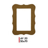 Деревянное зеркало 50X70CM - AY20