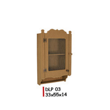 Деревянный шкаф 33X55X14CM - DLP03