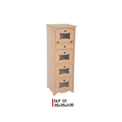 Деревянный шкаф 35X35X105CM - DLP10