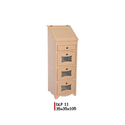 Деревянный шкаф 35X35X105CM - DLP11