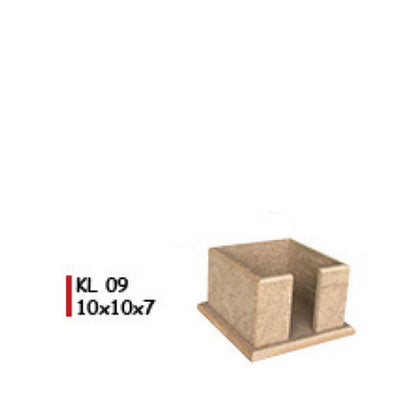 Деревянная подставка для ручек 10X10X7CM - KL09