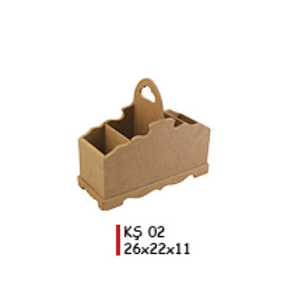 Деревянная подставка для ложек 26X22X11CM - KŞ02
