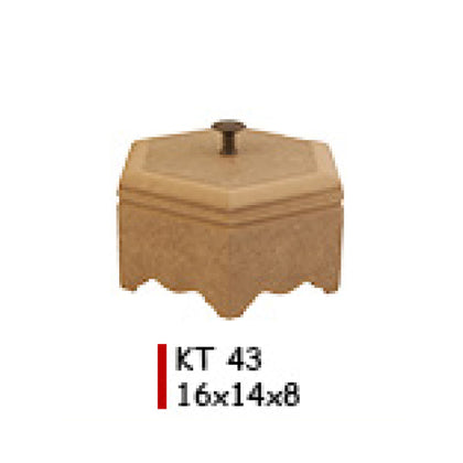 Деревянный ящик 16х14х8см - КТ43