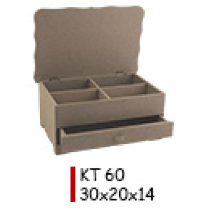 Деревянный ящик 30X20X14CM - KT59 - 60