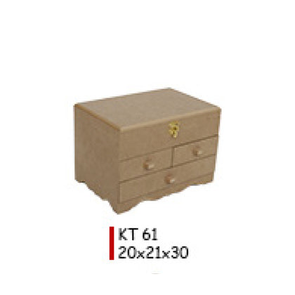 Деревянный ящик 20X21X30CM - KT61 - 62