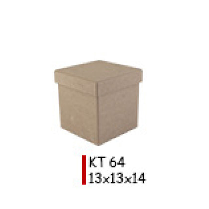 Деревянный ящик 13X13X14CM - KT64