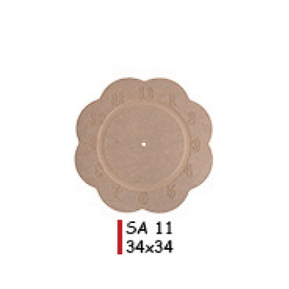 Деревянные часы 34X34CM - SA11