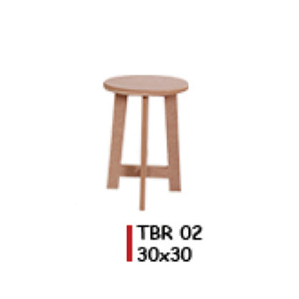 Деревянный табурет 30X30CM - TBR02