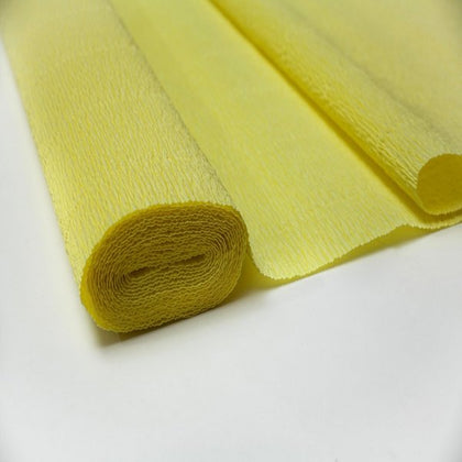 Креповая бумага 50х200см Желтый - Количество