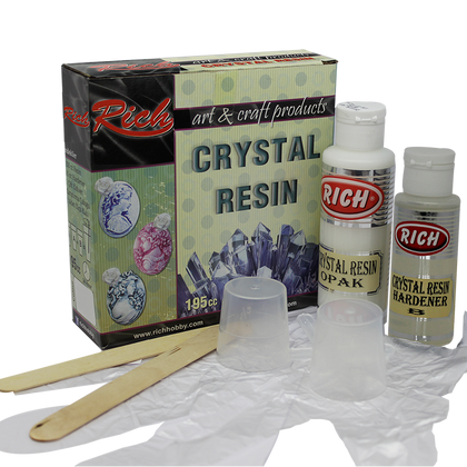 Rıch Kristal Reçine 130 + 65 CC Şeffaf
