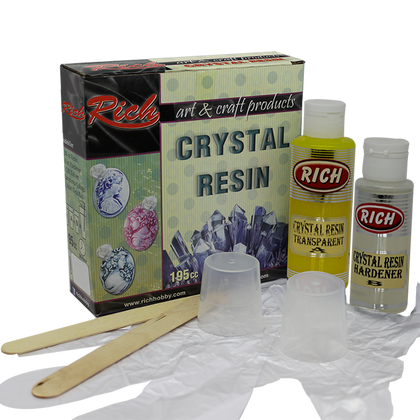 Rich Crystal Resin 130 + 65 куб. см. Trns.Желтый 