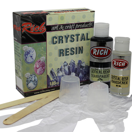 Rich Crystal Resin 130 + 65 куб. см. Черный. 